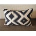 10 colors Linen Pillow - black white diamond geometrical Pillow Cover - lumbar Pillow - Throw Pillow Cushion Covers 12 x 20 ,14 x 20 246