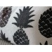 11 colors Pillow Covers, black pineapple pillow cover, Decorative throw pillows, Throw pillows, Outdoor pillows, Couch pillow 259