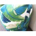 Tropical Palm Leaf Pillow Cover - Large Palm Leaf - TURQUOISE - Green - Dark Green - Light Green - Decorative Outdoor Pillow Cover 276