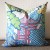 Designer cotton linen Pillow -PAGODA upholstery Pillow -Dorothy Draper- Lilly Pulitzer, green Pillow - Throw Pillow 366