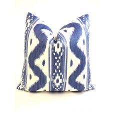Quadrille Bali Hai pillow cover in Dark Blues on Tint 2020-01 // Designer pillow // High end pillow // Decorative pillow  484