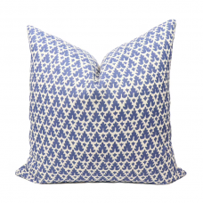 Quadrille Volpi pillow cover in solft Lavender on Tint 304040B-05 // Designer pillow // High end pillow // Decorative pillow , blue 485
