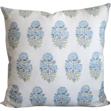 Mughal Flower In Monsoon -High End Designer Decorative Pillow Cover-Accent Pillow-Sofa Pillow- 514