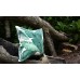 One Dark Green Tropical Jungle Zipper Pillow Cover Leaves Outdoor Pillow Dark Green Banana leaf 18x18 Lumbar Martinique Pillow cover 253