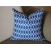 10 colors Navy Blue and Off White Pillow, 16x16, 18x18, 20x20, Simple Navy Blue Pillow 327