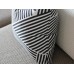 Elegant Black and White Paramount Pillow Cover (16x16, 18x18, 20x20, more), Modern Pillow Cover 330