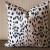 Brunschwig Fils Les Touches Throw Pillow Cover with Zipper, Designer Cushions, Spotted Animal Print Decor, Square, Lumbar and Custom Sizes 337
