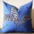 10 color to choose -Decorative Pillow Cover - Blue INDOOR Zebra Decorative Pillow Cover, Square, Euro or Lumbar Pilllow 382