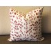 Brunschwig Fils Les Touches Throw Pillow Cover with Zipper, Designer Cushions, Spotted Animal Print Decor, Square, Lumbar and Custom Sizes 393