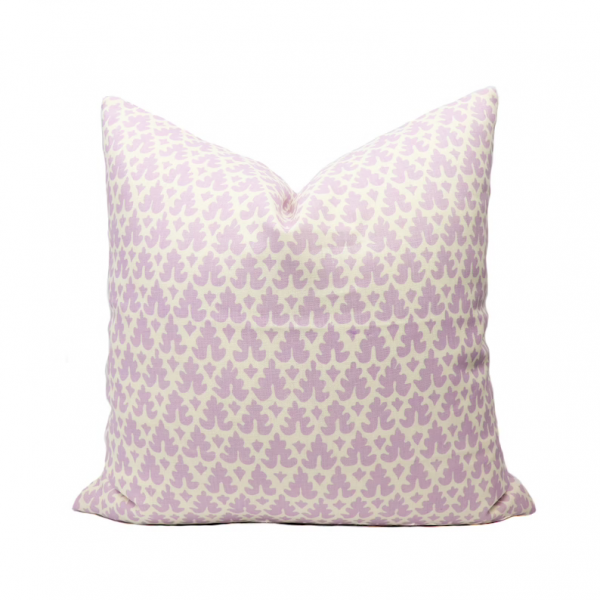 Quadrille Volpi pillow cover in solft Lavender on Tint 304040B-05 // Designer pillow // High end pillow // Decorative pillow , purple 485