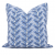  Serena Dugan Prussian Blue Cassis Decorative Pillow Cover 18x18, 20x20, 22x22, 24x24, Eurosham Lumbar Pillow, Tropical leaves pillow 530